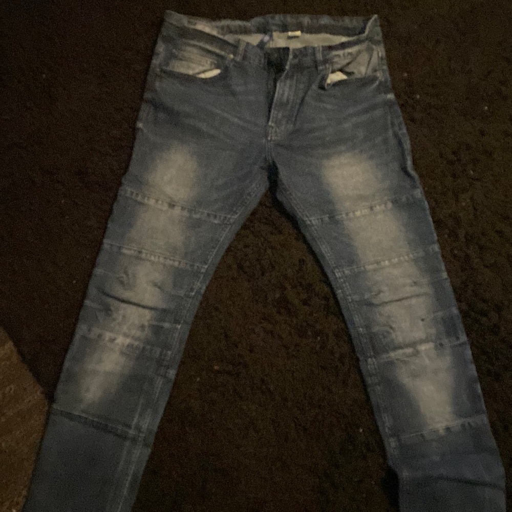 Blue divided skinny’s jeans h&m sz 34